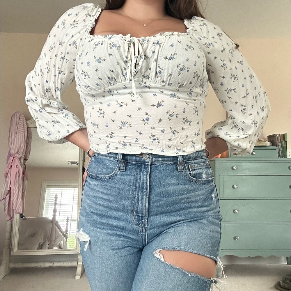 Wild Fable Floral Long Sleeve Blouse